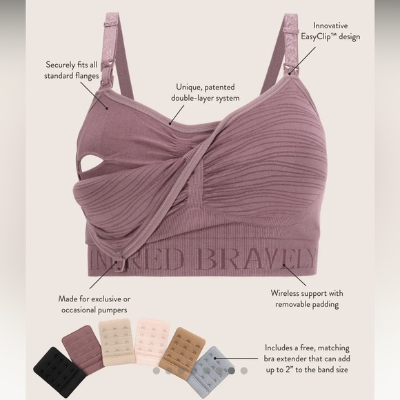 Kindred Bravely Sublime® Hands-Free Pumping &
Nursing Bra Regular 1X NEW - Picture 6 of 12